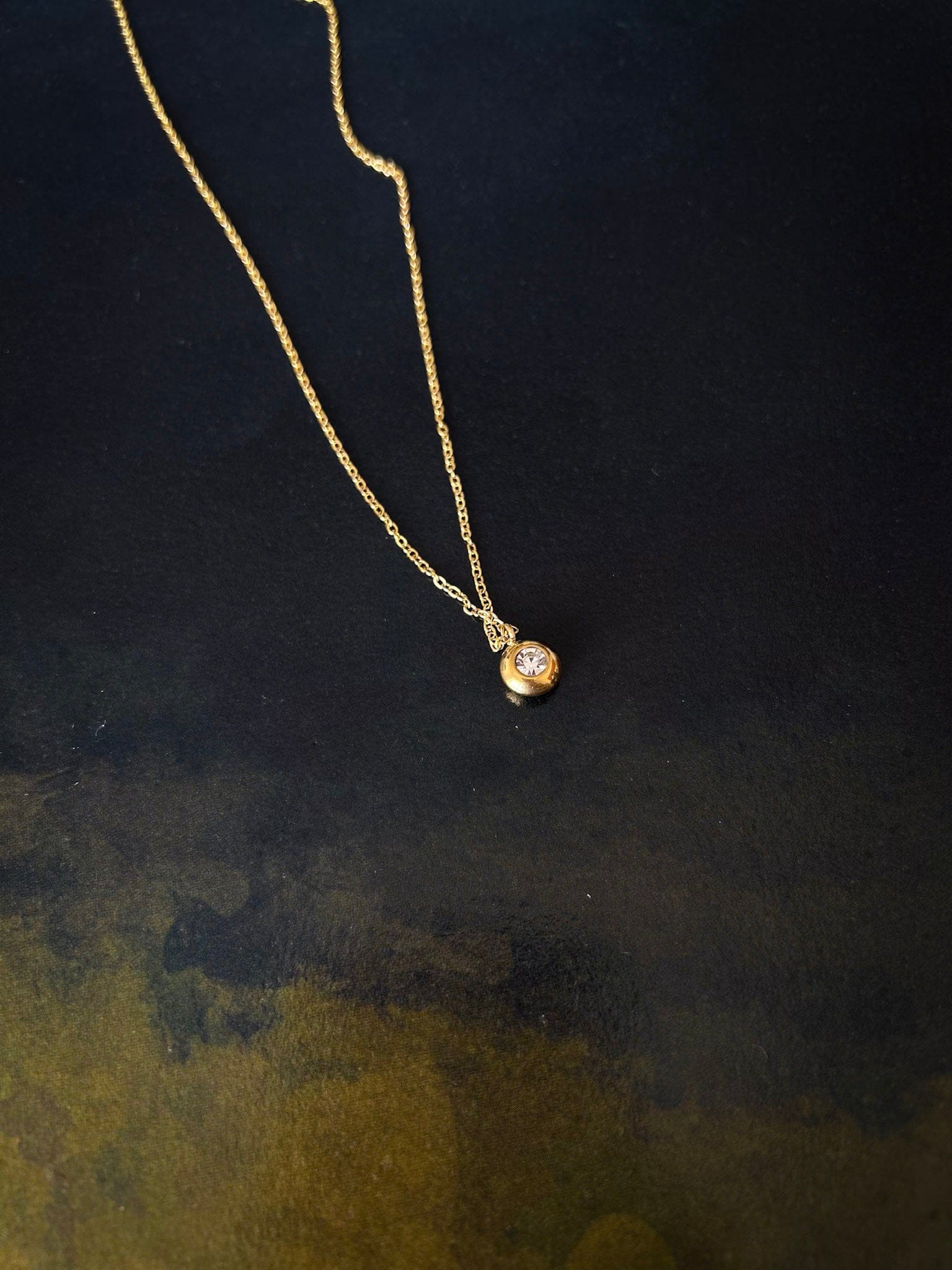 Rekhhta Essentials Necklace Golden Sphere Necklace