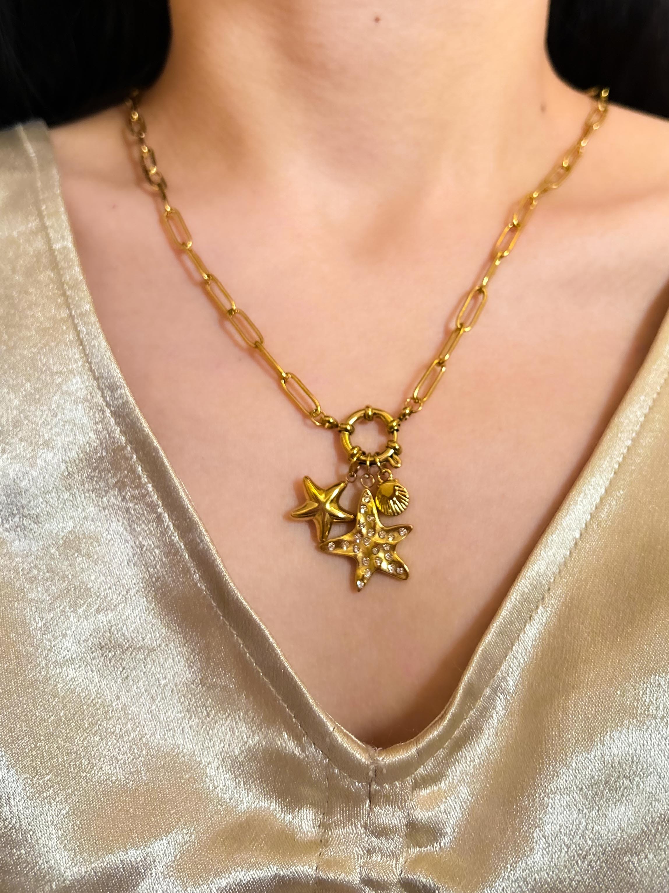 Rekhhta Essentials Necklace Starry Sea Charm Necklace